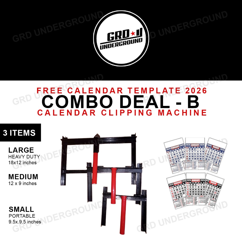 Calendar Clipping Machine - Combo Deal B - 3 items | Shopee Philippines