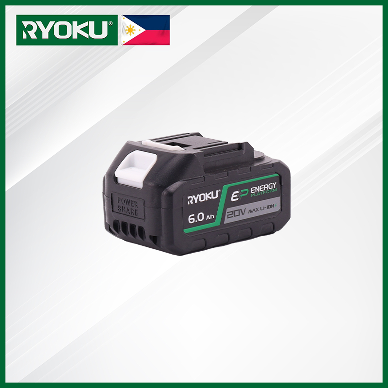 RYOKU cordless tool battery Pack 6.0AH 10 cells | Shopee Philippines