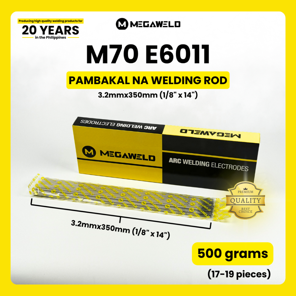 500 grams (17 -19 PCS) E6011 3.2mmx350mm (1/8