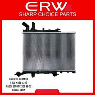RADIATOR FOR MAZDA BONGO E2500 99-02 MANUAL 2ROW 16RA095 ( PLASTIC ...