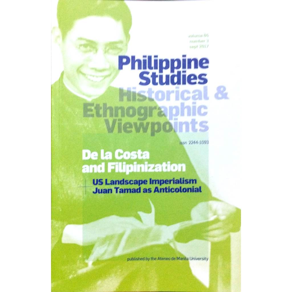 De la Costa and Filipinization - Philippine Studies (PSHEV) Vol 65 No 3 ...