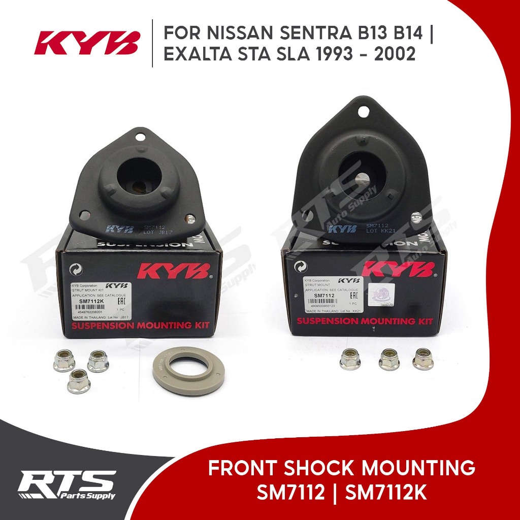 KYB Front Shock Mounting Nissan Sentra B13 B14 / Exalta STA SLA 1993 ...