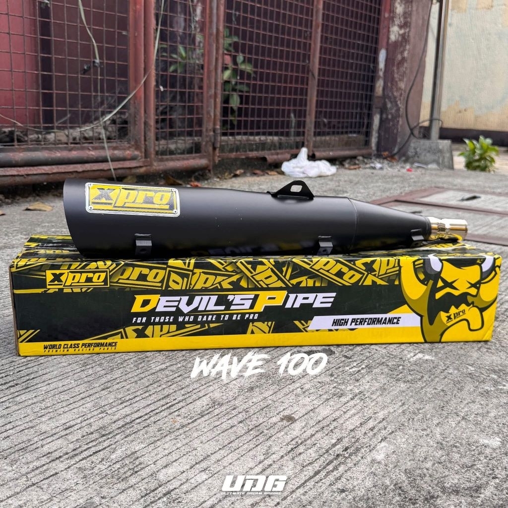 X-PRO DEVILS PIPE FOR WAVE 100/ SMASH 115 | Shopee Philippines