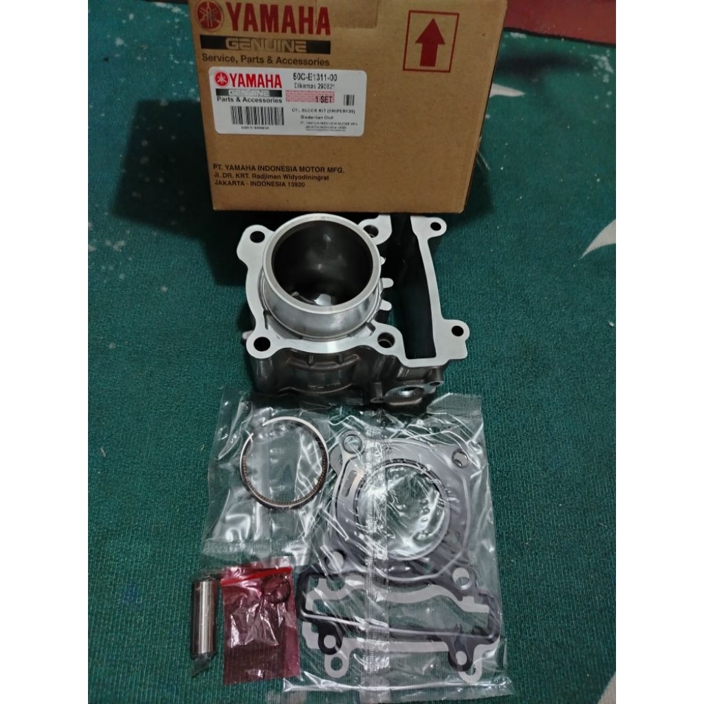 YAMAHA GENUINE sniper135/lc135 cylinder block kit assy (standard ...