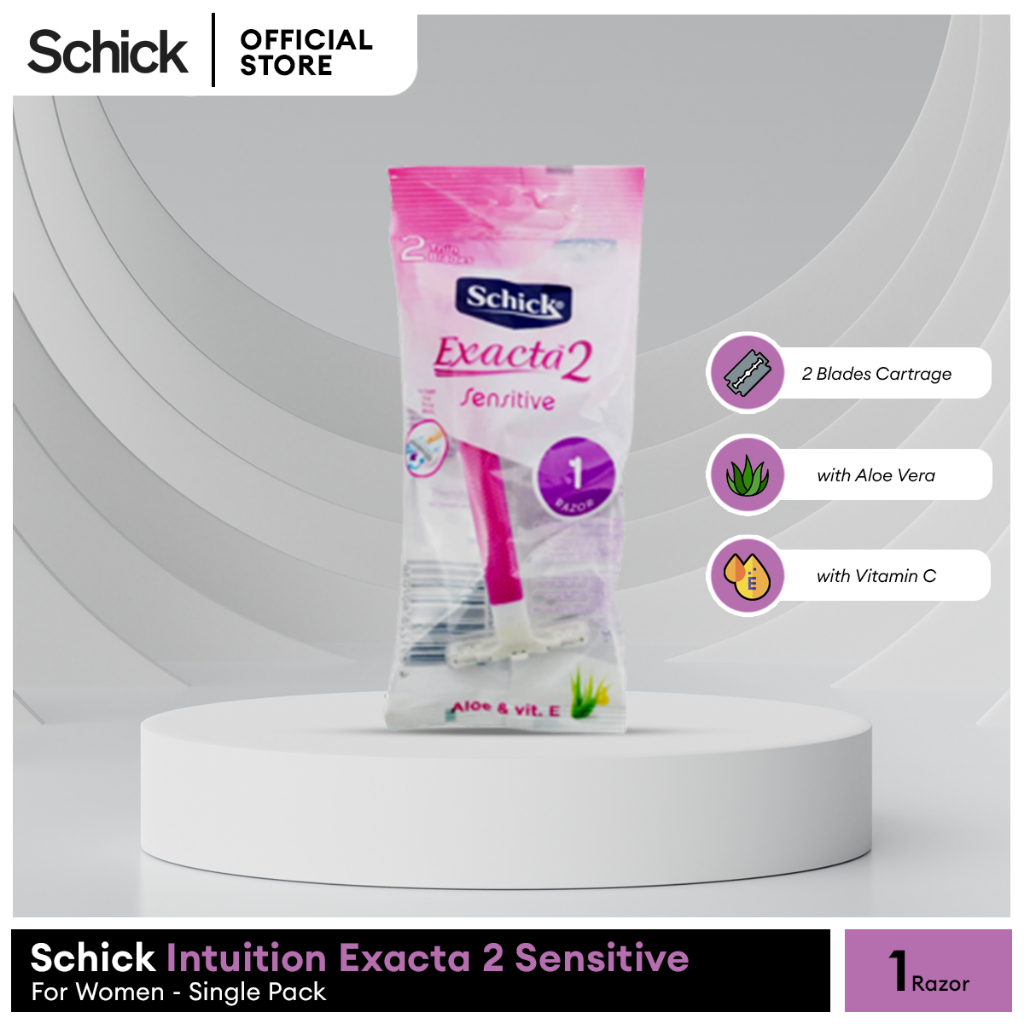 Schick Exacta 2 Women H24 Pink Razor | Shopee Philippines
