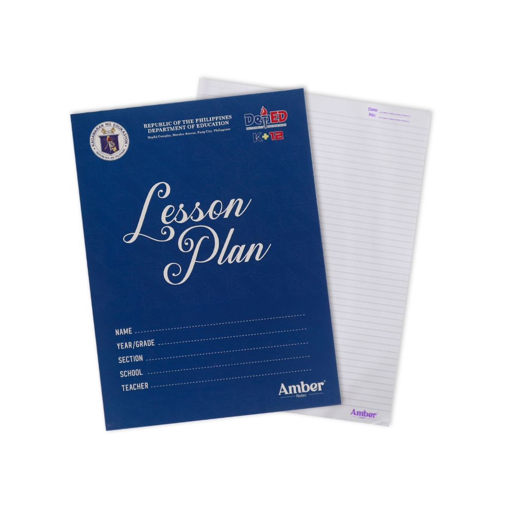 Amber Notes Lesson Plan 20.5cmx 27.3cm 55gsm BLUE LINES 80s (PCS ...