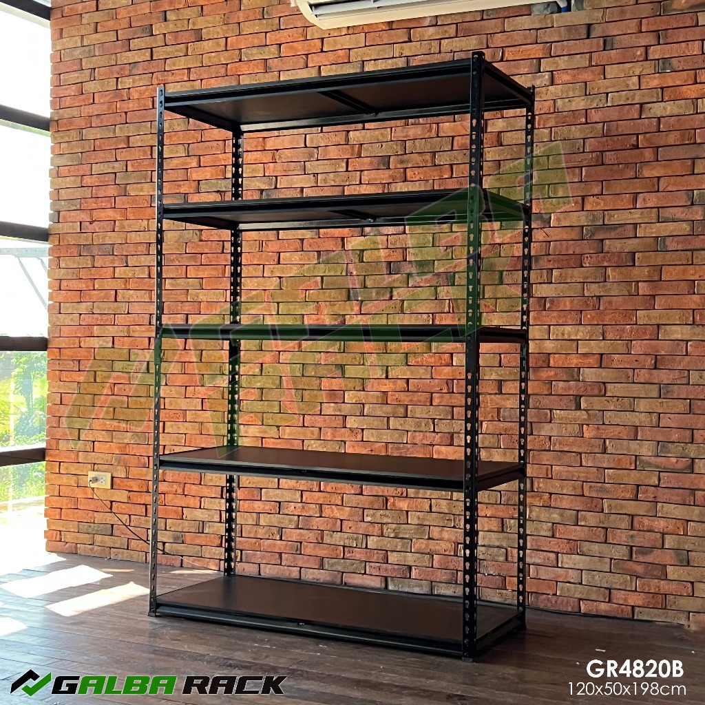GALBA RACK Boltless Laminated Steel Shelving Adjustable Storage (5 ...