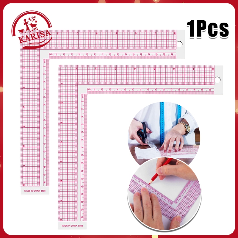 Professional Clothing Pattern Ruler 90 Degree Angle For Tailor Studio ...