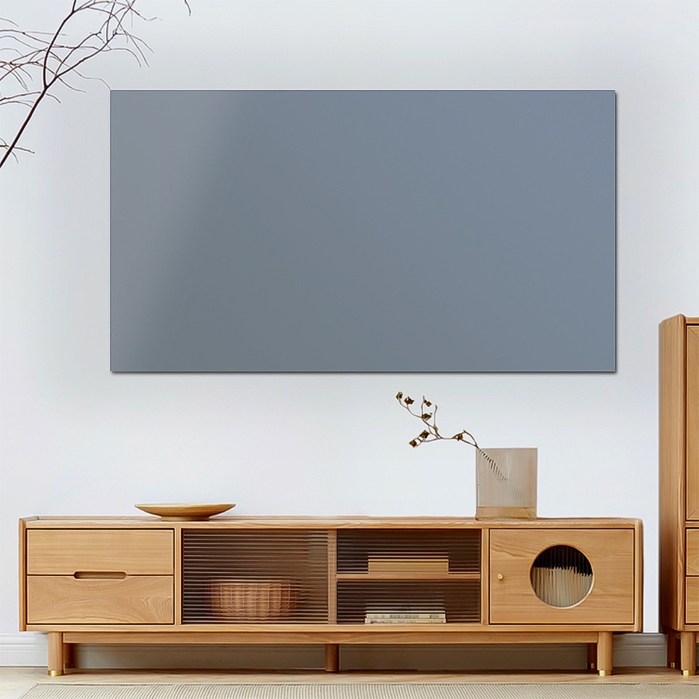 16:9 Projector Screen 100 Inch HD Portable Metal Anti-glare Screen ...