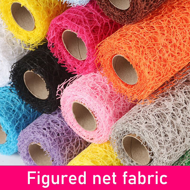 49cm x 5yards | Mesh Web Wrapping Paper Flower Paper Bouquet Jacquard ...