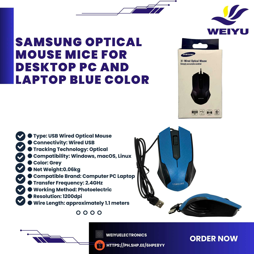Samsung Optical Mouse Mice for Desktop PC and Laptop | Shopee Philippines