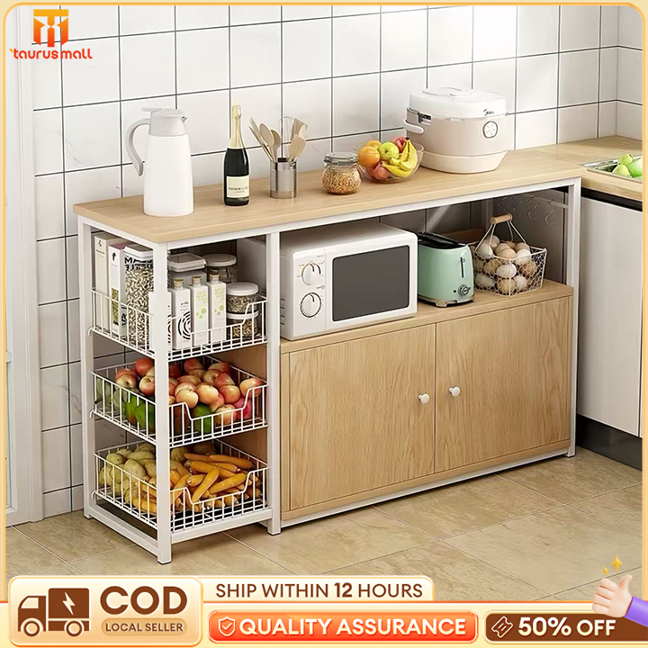 Kitchen organizer Storage Rack With cabinet Cupboards kitchen Cabinet ...