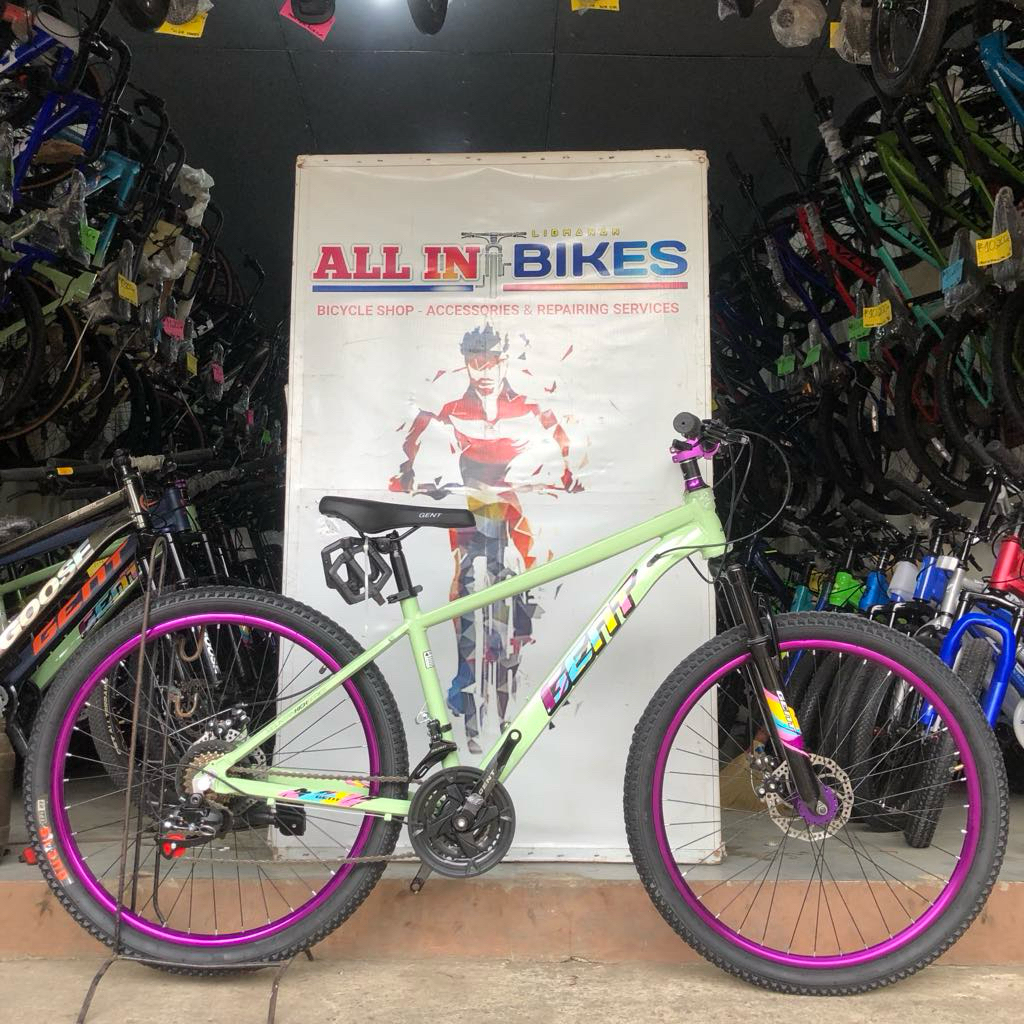 Gent 899 26er Mountain Bikes Alloy 3*7Speed With Freebies Shopee