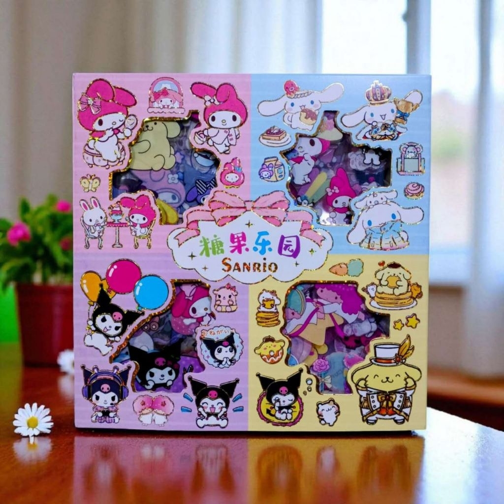100pcs Stickers Sanrio Designed Transparent Stickers. | Shopee Philippines
