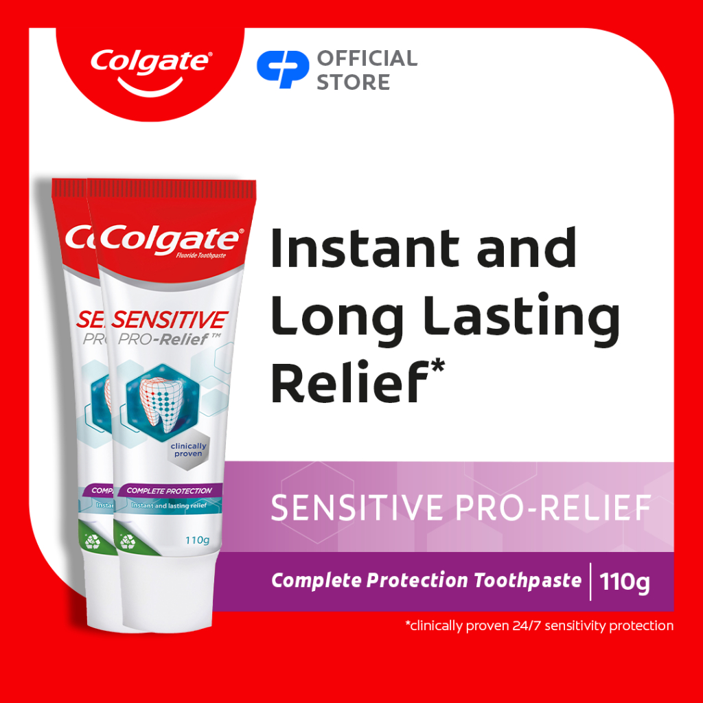 Colgate Sensitive Pro-Relief Complete Protection 110g x2 | Shopee ...
