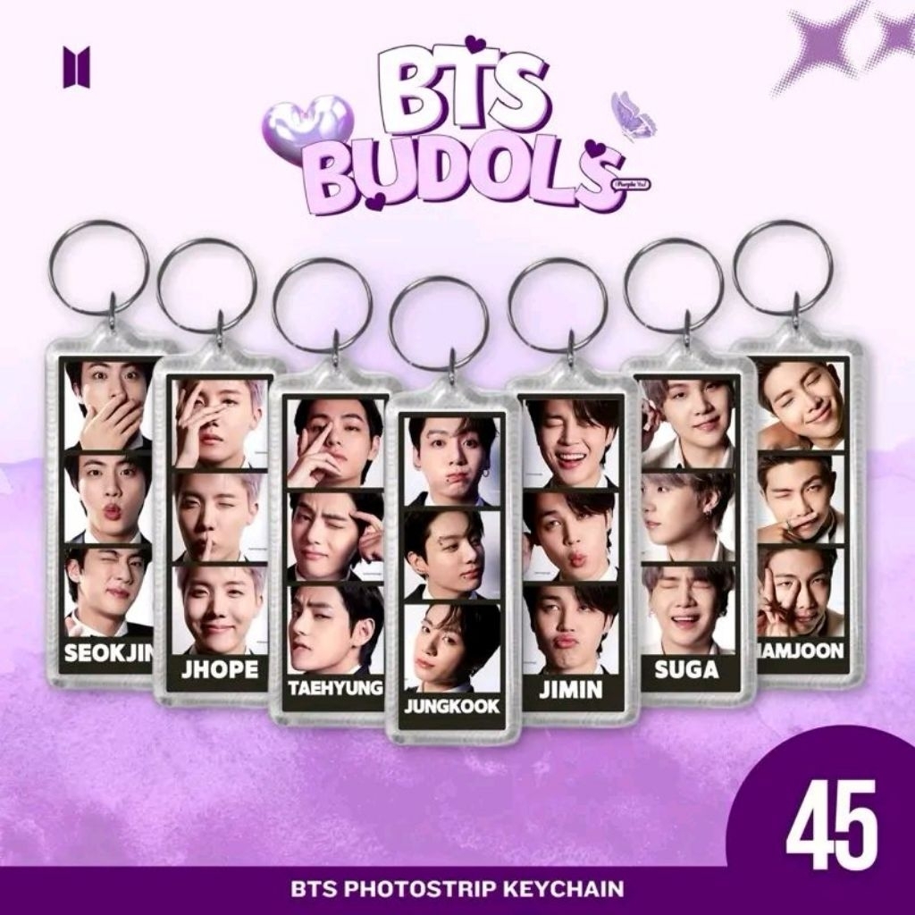 Photostrip Keychain BTS Members | BTS Keychain | Shopee Philippines