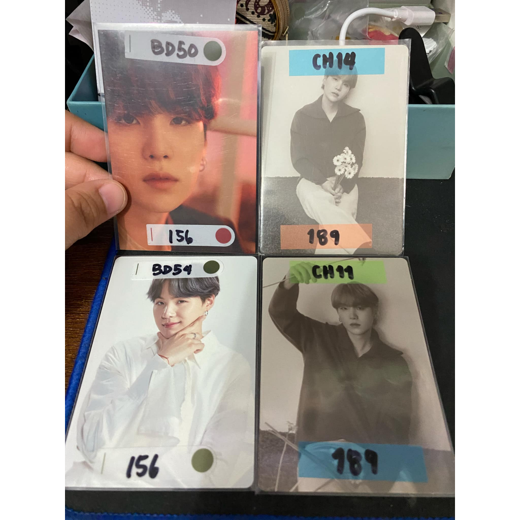 OFFICIAL SUGA / YOONGI NONRANDOM AND RANDOM PHOTOCARDS | Shopee Philippines