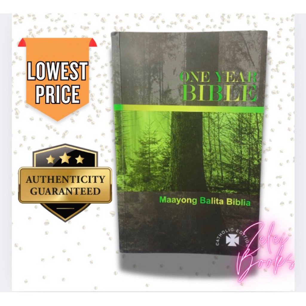 Cebuano Bible One year bible Maayong Balita Catholic with Thumb index ...