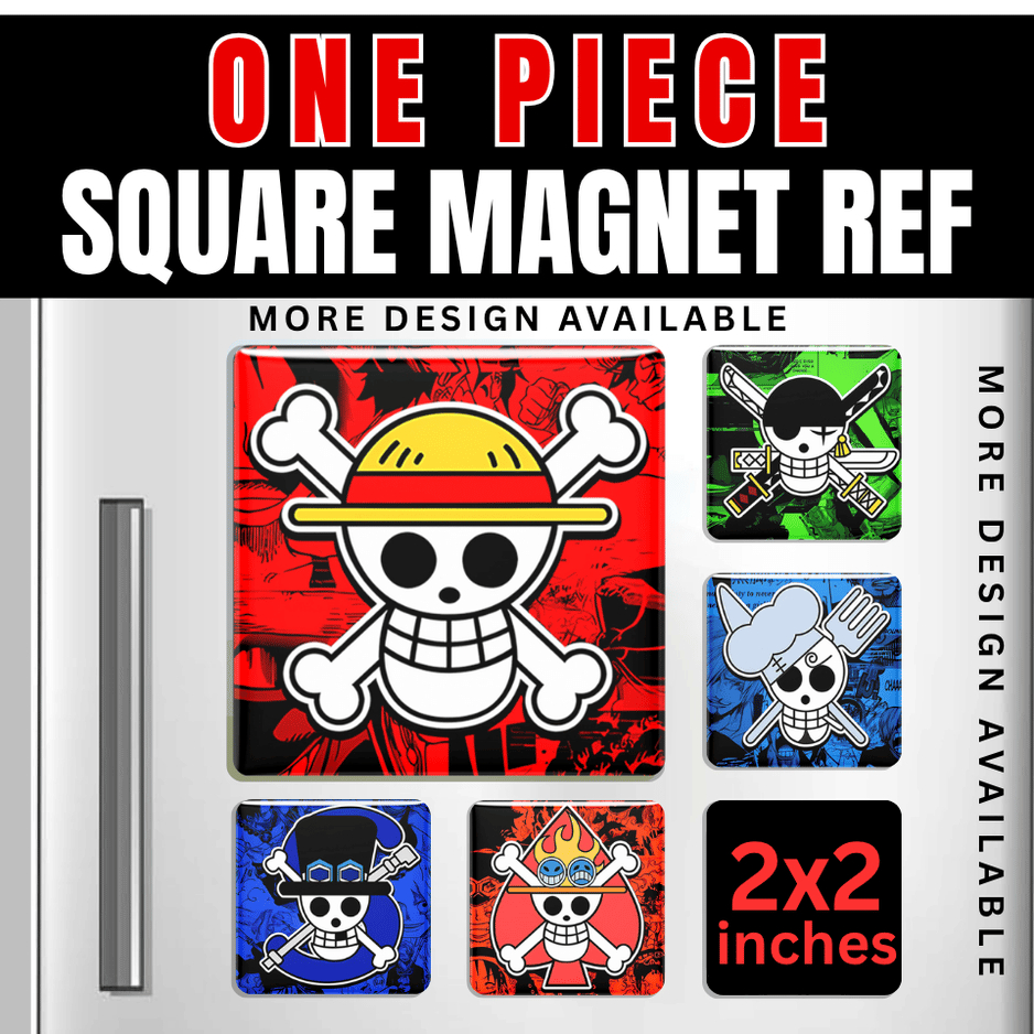 ONE PIECE COLOR LOGO - 2X2 INCHES REF MAGNET AND BUTTON PIN | Shopee ...
