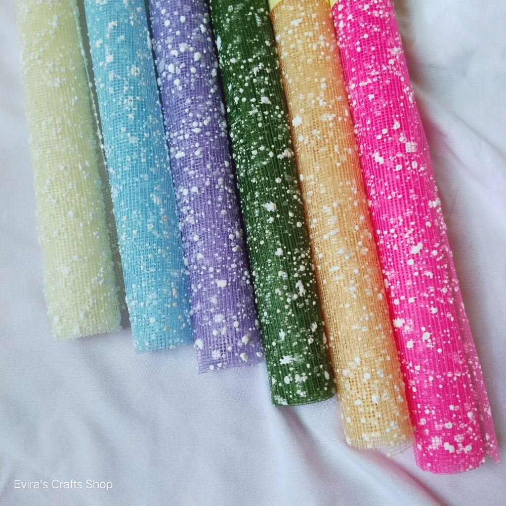 50x50cm Snow Dot Gauze Flower Wrapper | Shopee Philippines