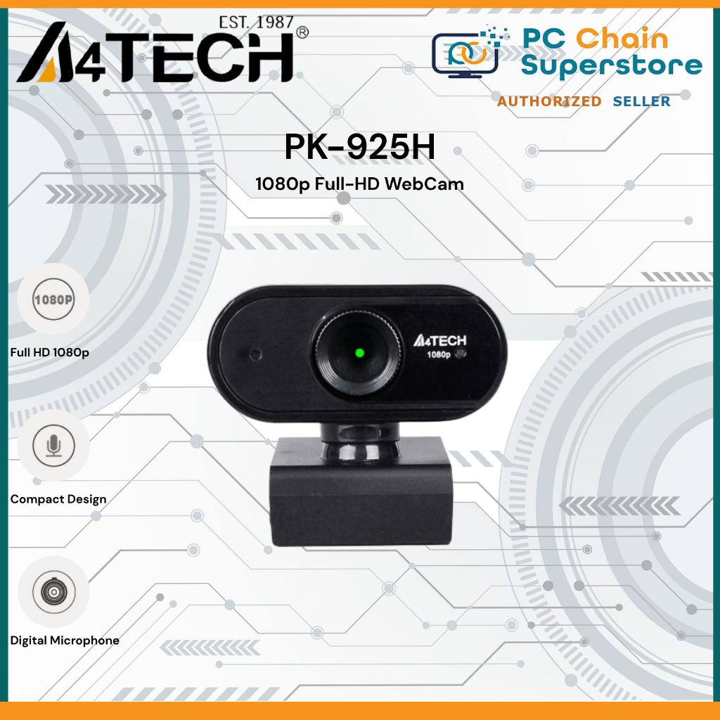 A4tech PK-925H 1080p Full-HD WebCam | Shopee Philippines