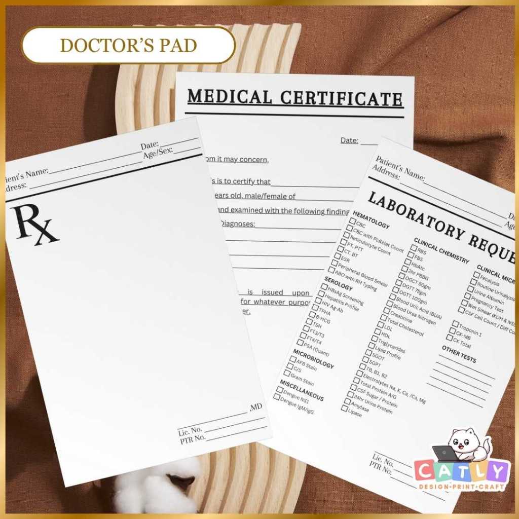 Shop prescription pad for Sale on Shopee Philippines