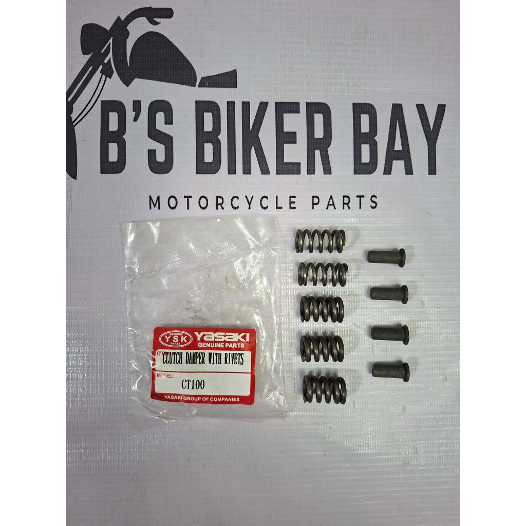 CLUTCH HOUSING SPRING WITH RIVETS CT100 (CHEK PIC FOR REFERENCE) YSK ...