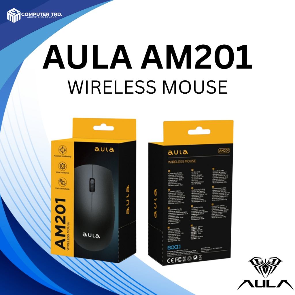 AULA AM201 2.4GHz WIRELESS MOUSE | Shopee Philippines