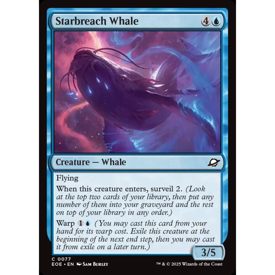 Starbreach Whale - Edge of Eternities (EOE) - BLUE | Shopee Philippines
