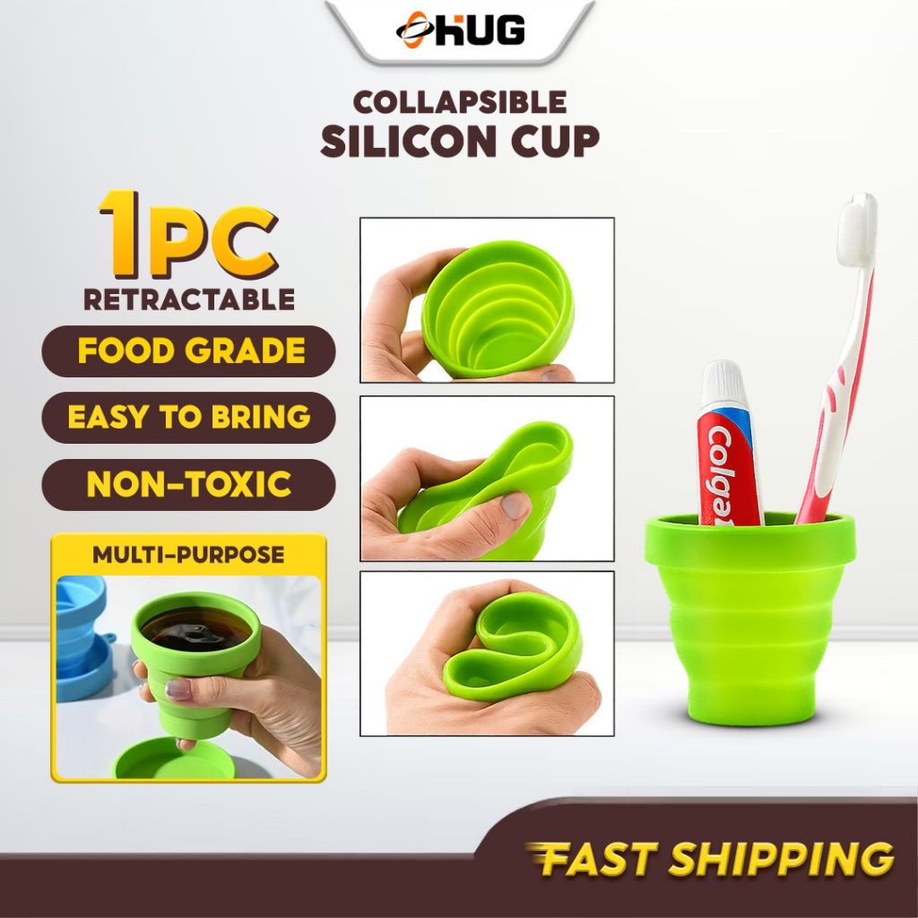 Retractable Silicone Cup Collapsible Compact Silicone, Reusable Food ...