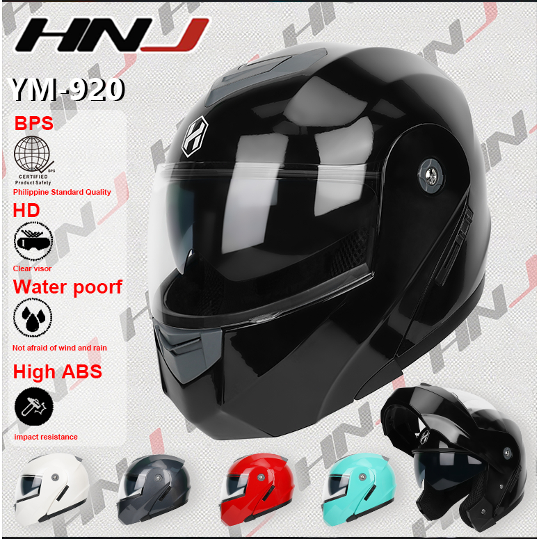 COD HNJ YM-920 Modular Helmet Full Face For Motorcycle Dual Visor