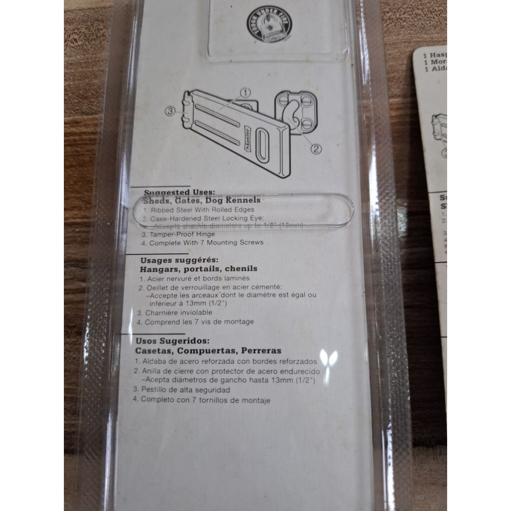 MASTER PAD LOCK HASP ( 702D/ 703D/704D) | Shopee Philippines