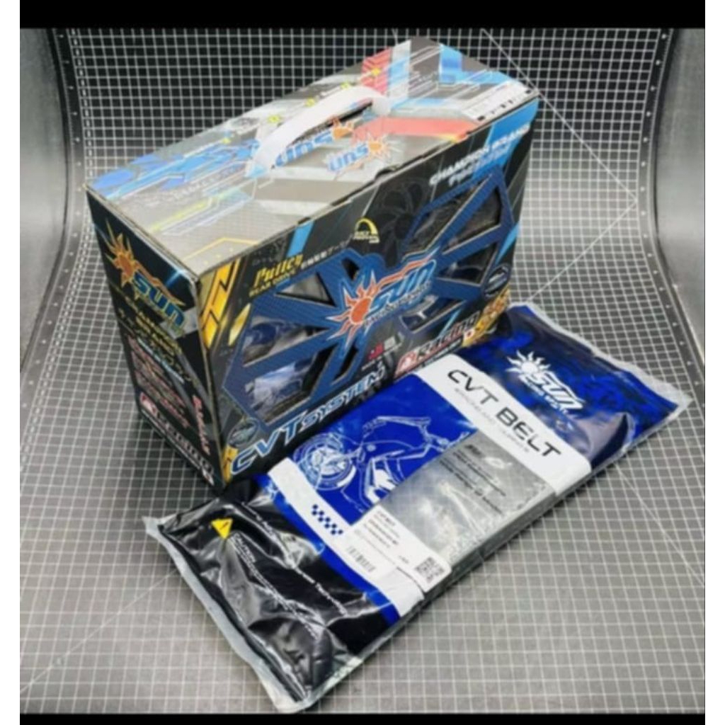 SUN RACING CVT COMPLETE SET NMAX AEROX CLICK PCX FRE VT BELTS | Shopee ...