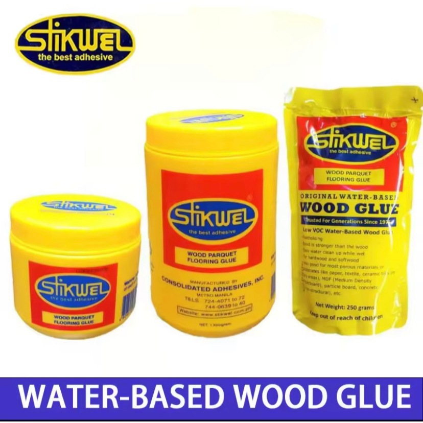 250g/1/2 L /1L Stikwel Water Based Wood Glue Stikwell Wood Parquet ...