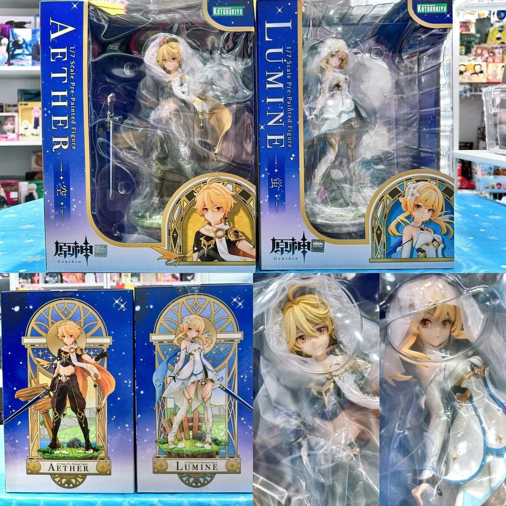 Genshin Impact Traveler Aether and Lumine Ver. 1/7 Scale Figure SET ...