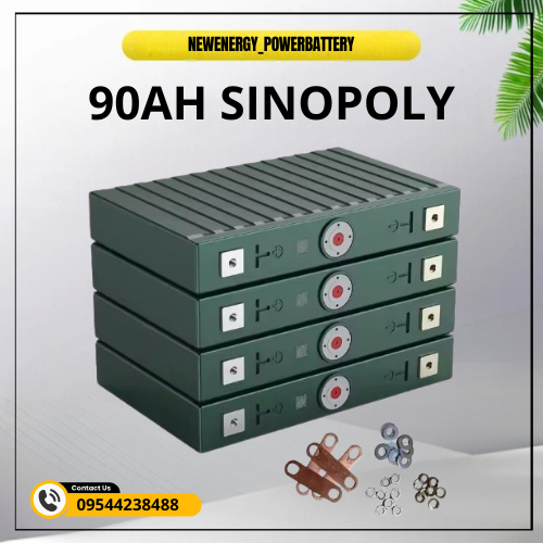4pcs 90AH Sinopoly battery 3.2v Lifepo4 Battery Lithium Iron Phosphate ...