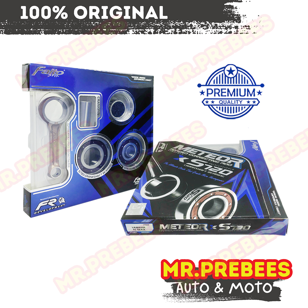 FAITO Meteor Forged Connecting Rod + S720 Crankshaft Bearing for NMAX ...