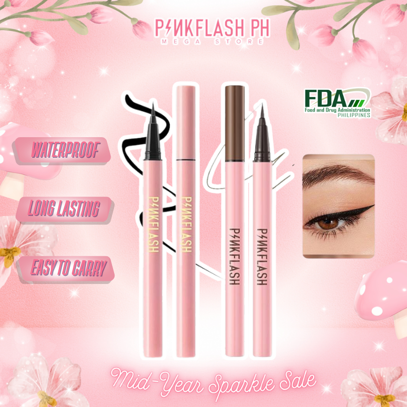 PINKFLASH OhMyLine Eyeliner Black Evenly Pigmented Long Lasting ...