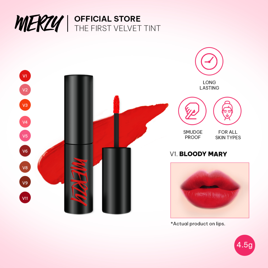 Merzy The First Velvet Tint [long lasting, velvet, pigmented, Korean ...