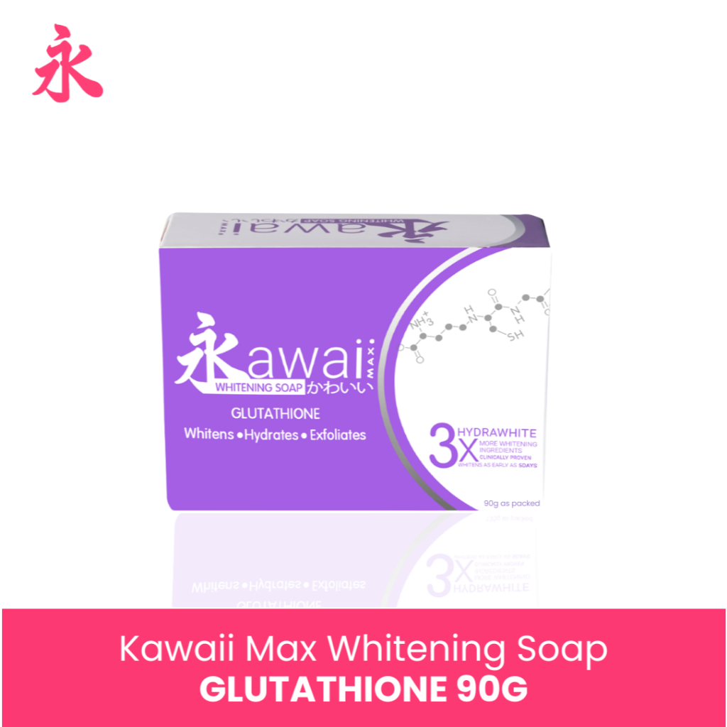 kawaii glutathione Kawaii Max Glutathione Whitening Soap 90g