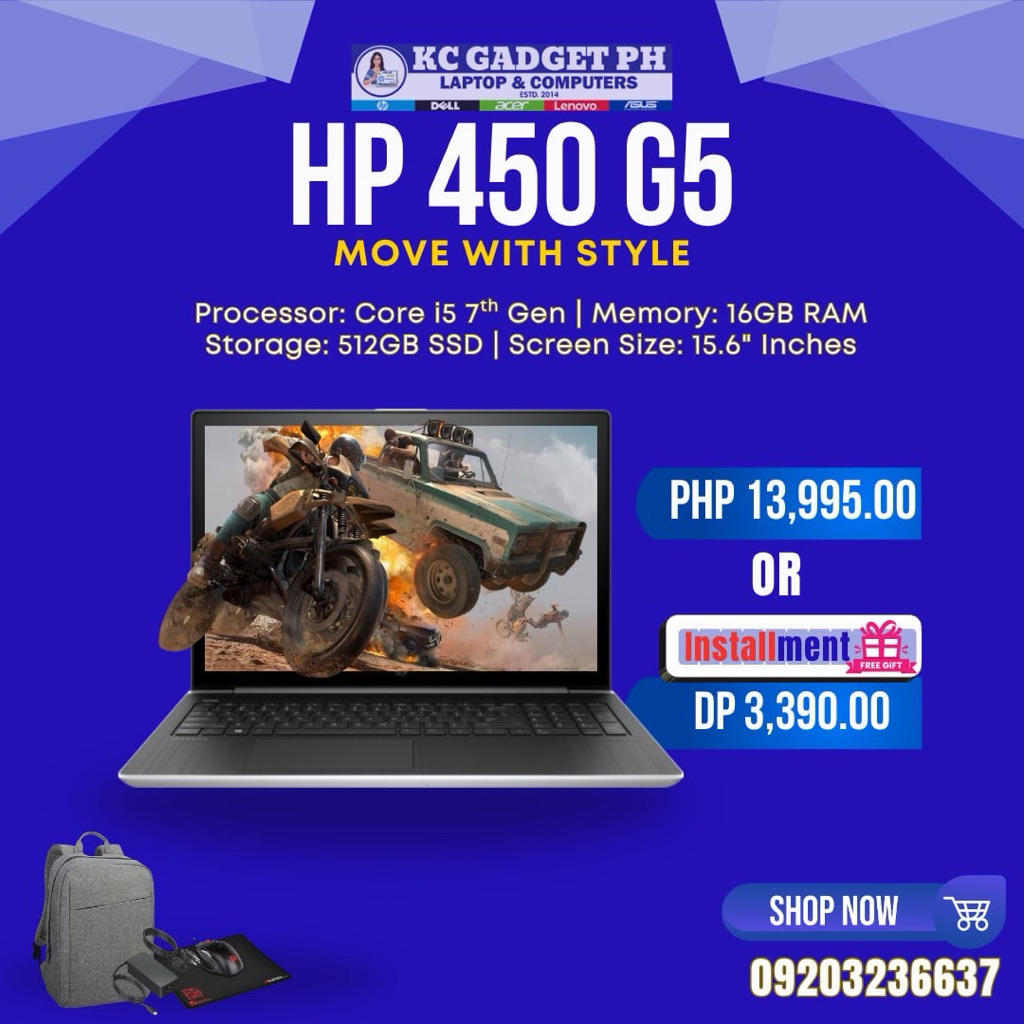 HP Probook 450 G5 i5-7th