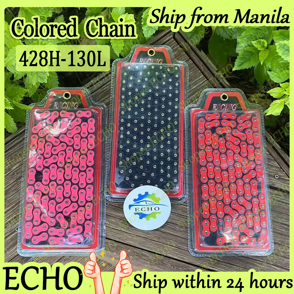 【24H-Local Delivery】 Colored Chain Universal 428H-130L Links Pink Red ...