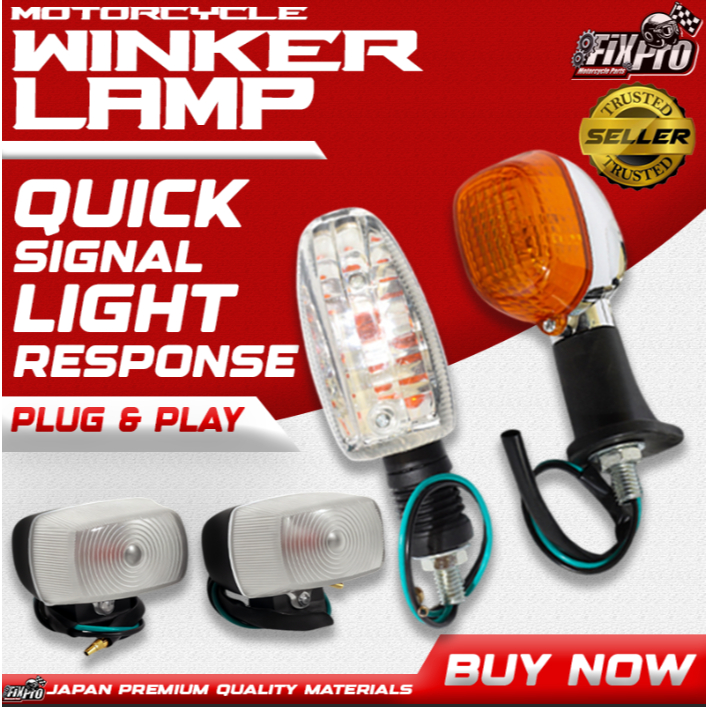 FIX PRO MOTORCYCLE WINKER LAMP FOR BAJAJ/BARAKO/CT100/XRM/UNIVERSAL ...