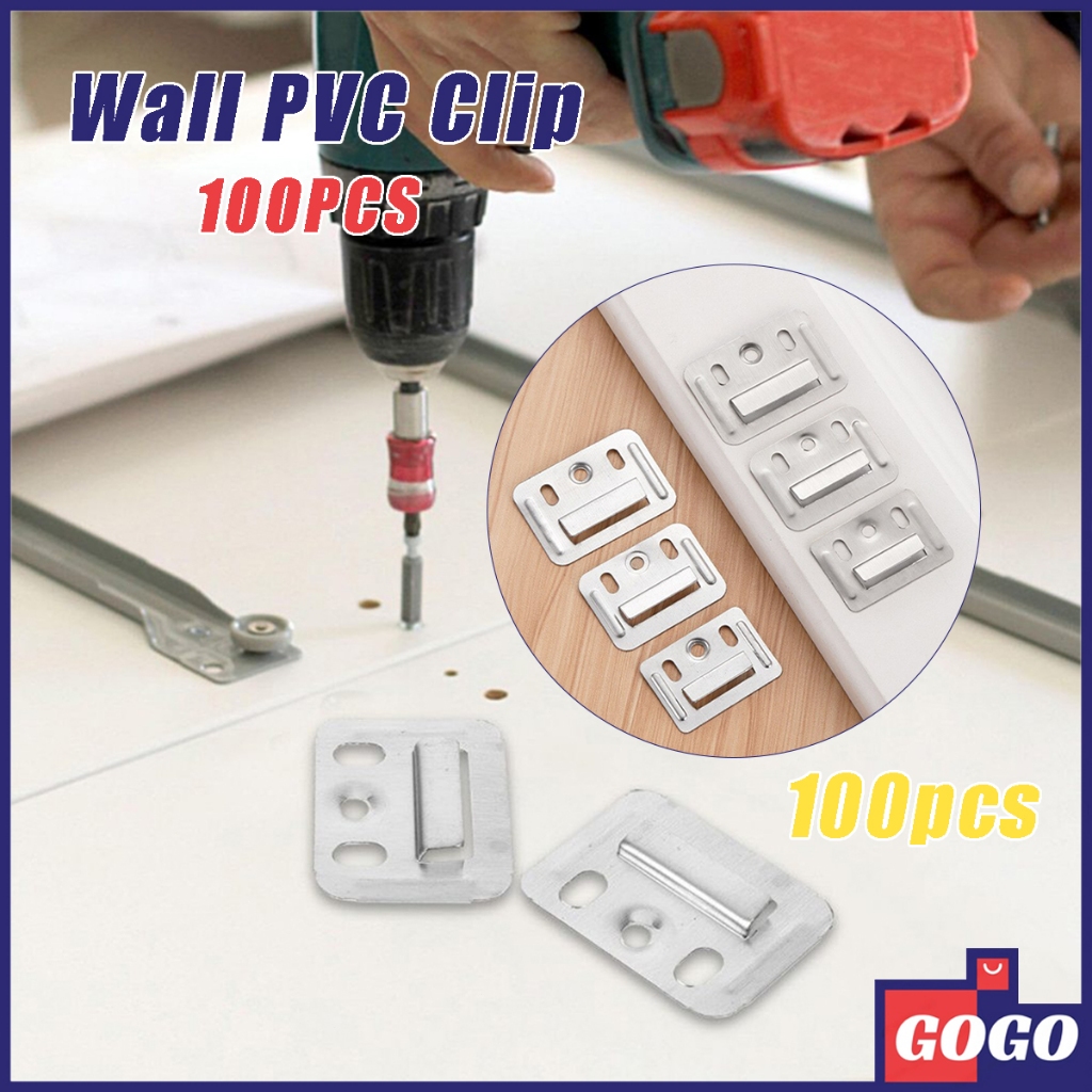 Metal Clip for WPC Wall PVC Clip Fluted Wall Ceiling Fluted Cladding ...