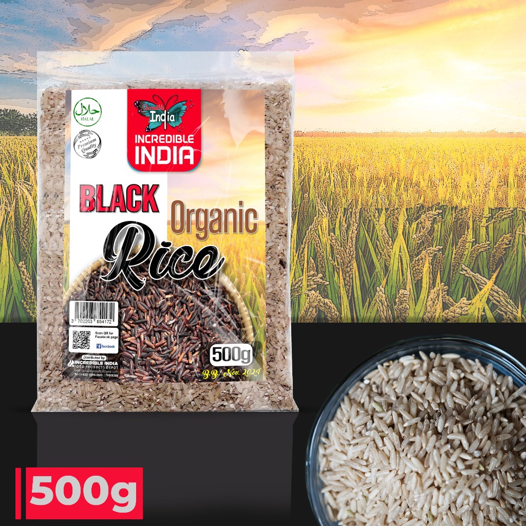 Black Organic Rice 500g | Shopee Philippines