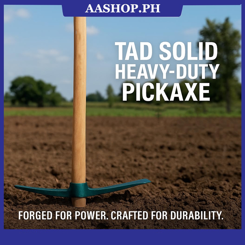 Removable Dual Purpose Wood Handle Pickaxe Hoe For Outdo Digging Shovel ...