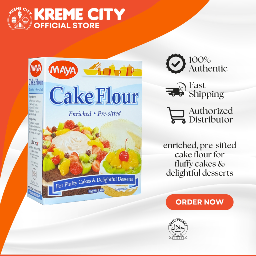 Maya Enriched Pre-sifted Cake Flour 1kg | Shopee Philippines
