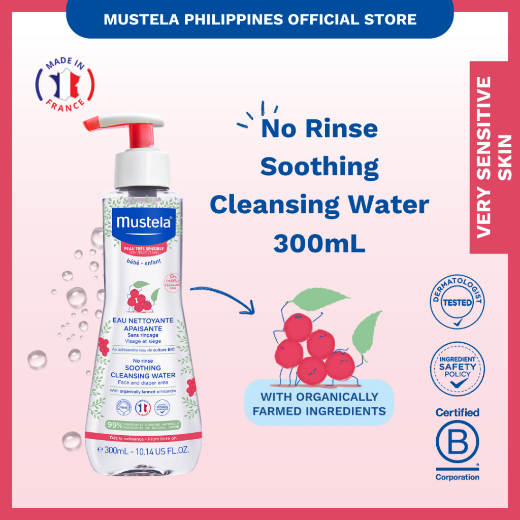 Mustela No Rinse Soothing Cleansing Water 300ml - Naturalness V2 ...
