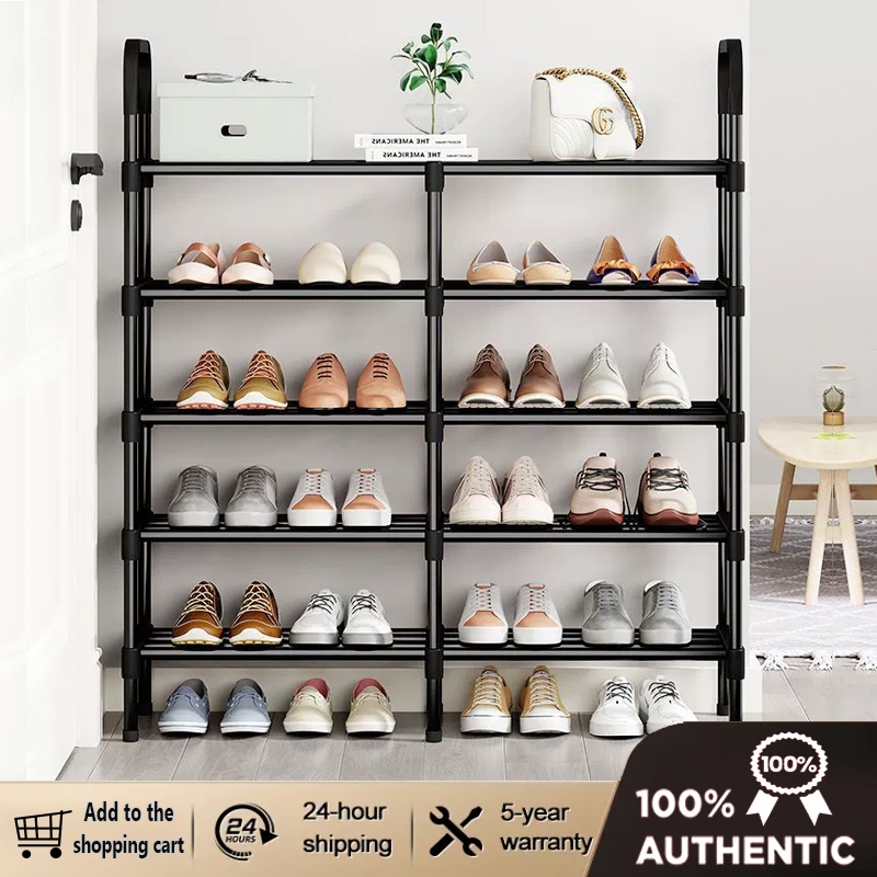 4-8 Layers Simply Shoe Rack Stainless Steel Shoes Storage Organizer ...