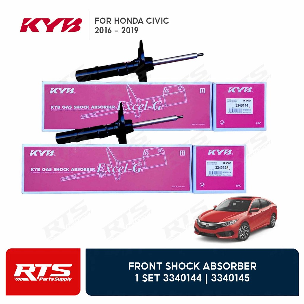KYB Excel G Front Shock Absorber Honda Civic New 2016 - 2019 3340144 ...